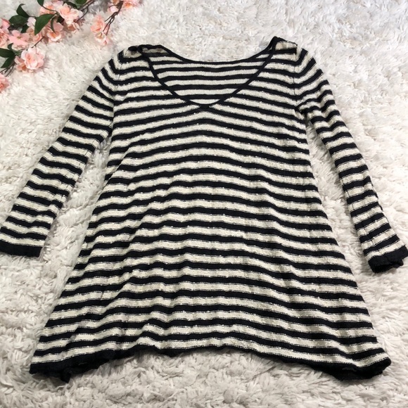 Free People Tops - 🔥5/25 sale🔥Free people cotton knit striped tunic